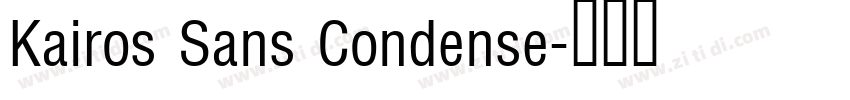 Kairos Sans Condense字体转换